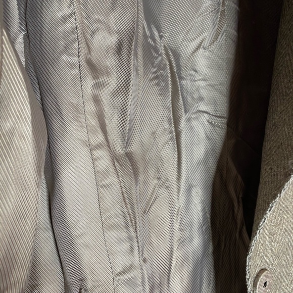 New! Banana Republic Wool Blend Tan Jacket! - Picture 5 of 7